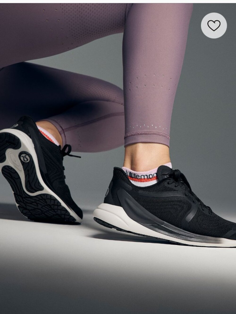 Lululemon Women’s Blissfeel 2 Run Black/Black/White Runnings Sneakers Size: 8.5